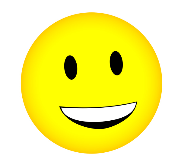 600x547 Cartoon Smiley Face Clipart