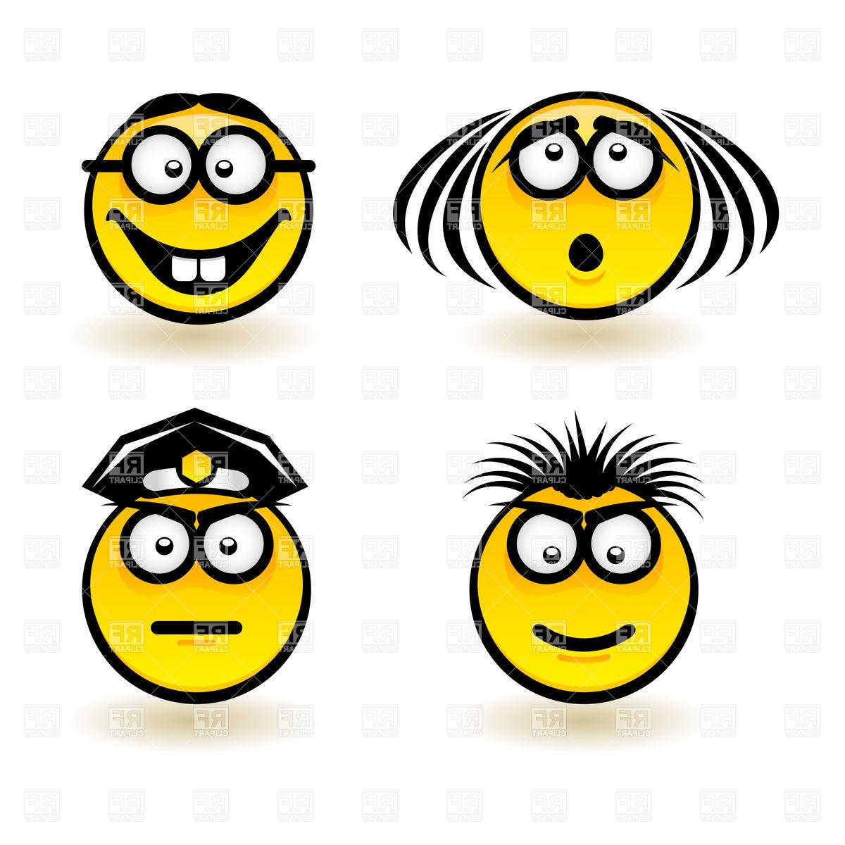 1200x1200 Hd Cartoon Smiley Faces Set Download Royalty Free Vector File Eps