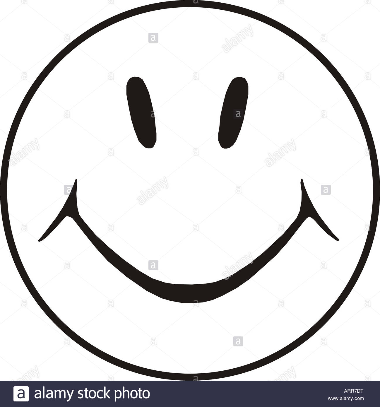 1298x1390 Computer Generated Smiley Face Cartoon Stock Photo, Royalty Free