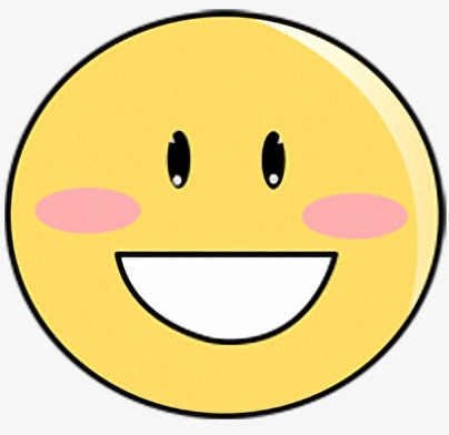 404x392 Cute Cartoon Smiley Face, Smile, Cartoon, Positive Energy Png