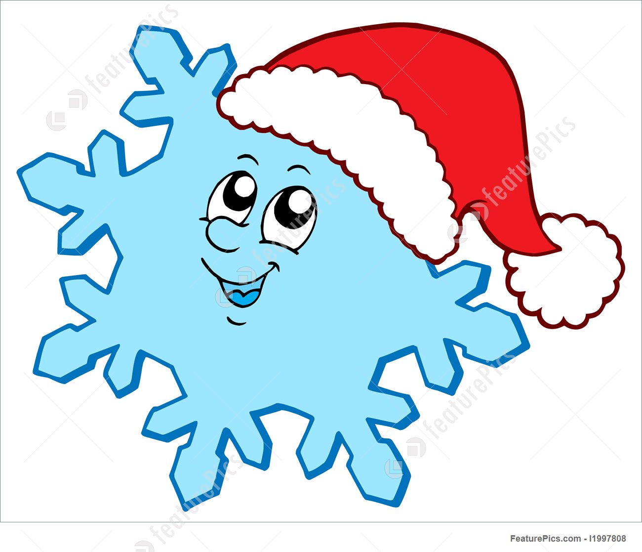 1300x1117 Christmas Snowflake Illustration