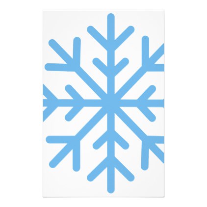 422x422 Snowflake Cartoon Stationery