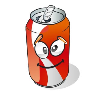 Cartoon Soda Can