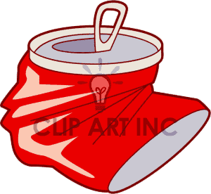 300x276 Soda Can Cartoon Clipart