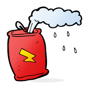 300x300 Cartoon Can Of Soda Royalty Free Stock Image