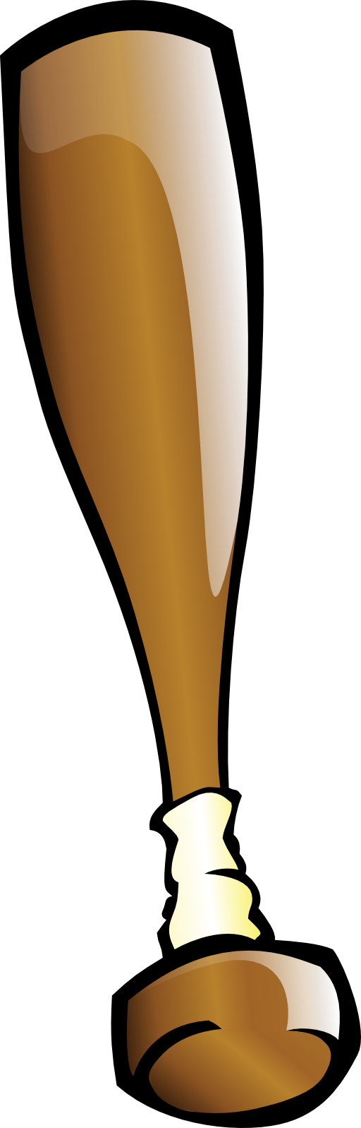 512x1597 Bat Clipart Vector