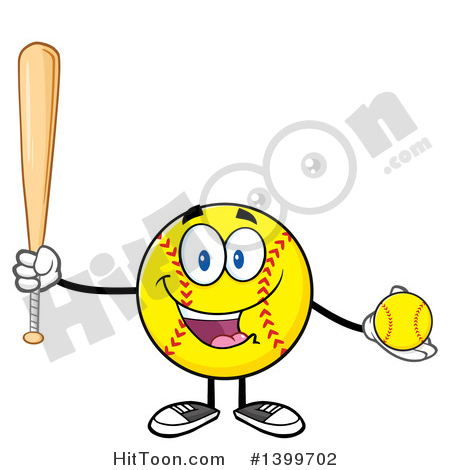 450x470 Male Softball Clipart