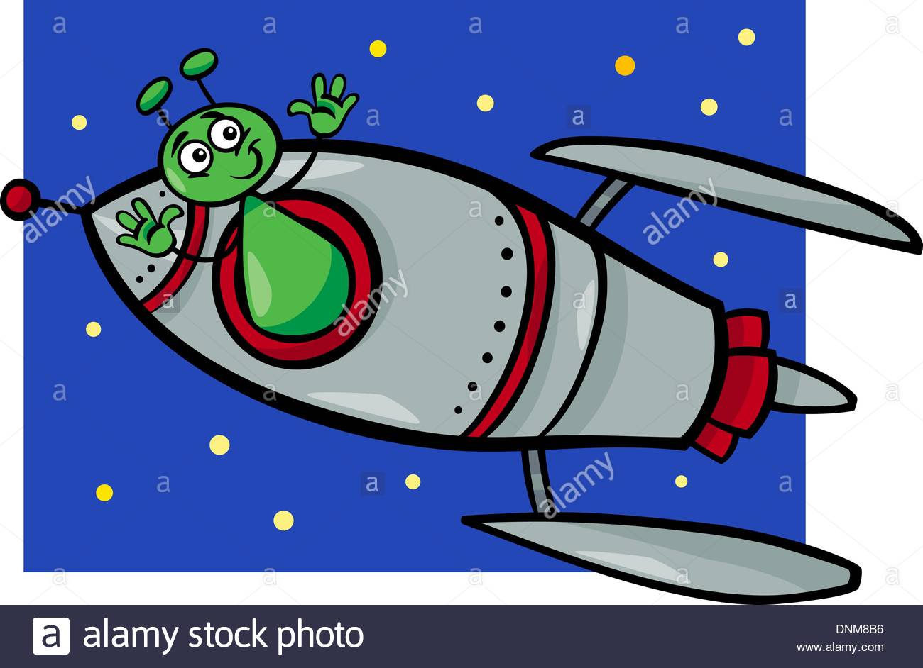 1300x942 Cartoon Illustration Of Funny Alien Or Martian Comic Character
