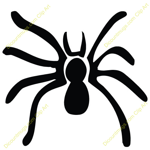500x500 Cute Spider Clip Art