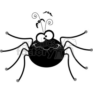 300x300 Royalty Free Halloween Spider 387422 Vector Clip Art Image