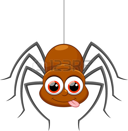 438x450 Cute Spider Cartoon Royalty Free Cliparts, Vectors, And Stock