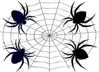 320x235 Spider Cartoon Stock Vector Colourbox