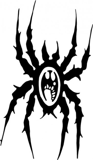 365x626 Spider Cartoon Black Icon Vector Vector Free Download