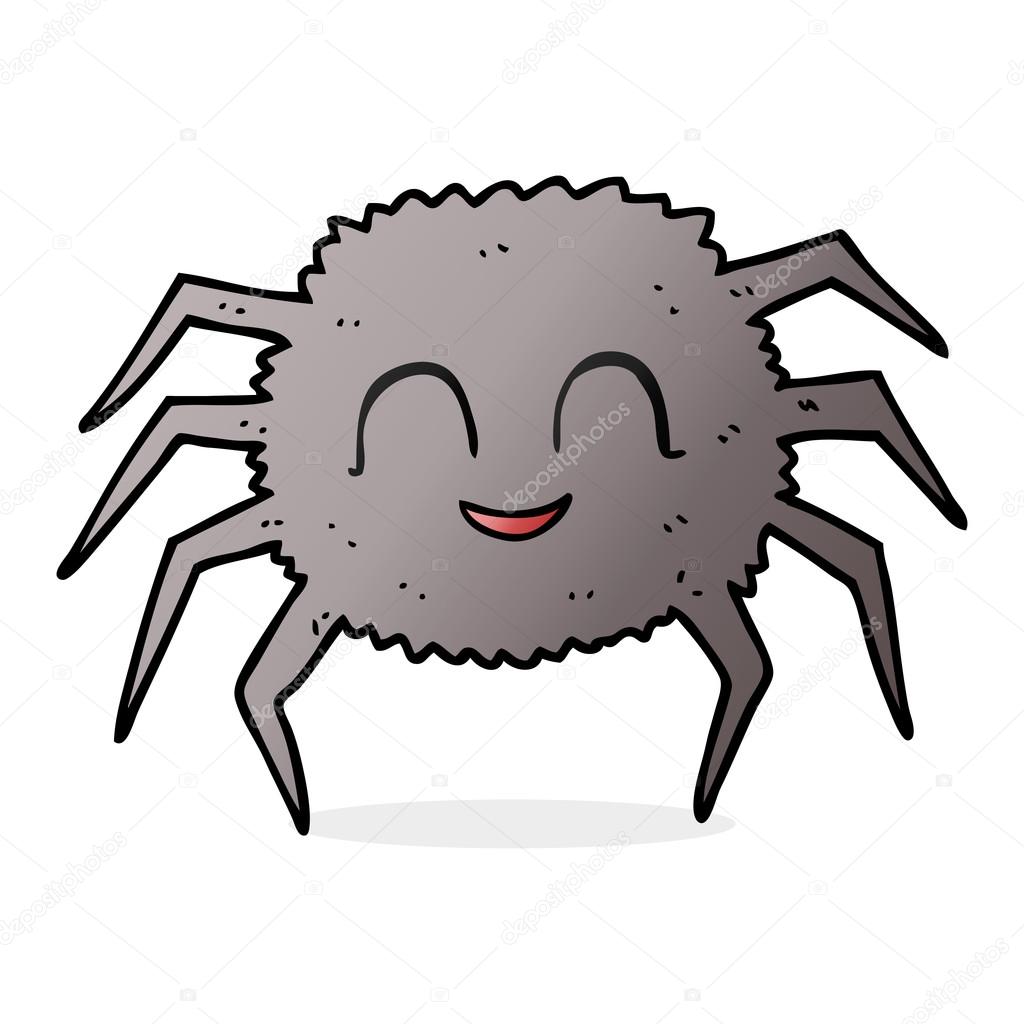 1024x1024 Freehand Drawn Cartoon Spider Stock Vector Lineartestpilot