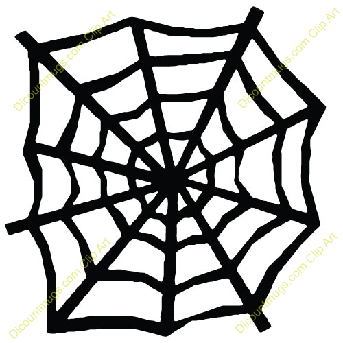 500x500 Cartoon Spider Web