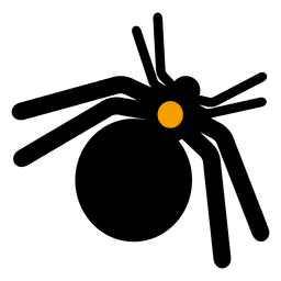 256x256 Spider Vector Clip Art