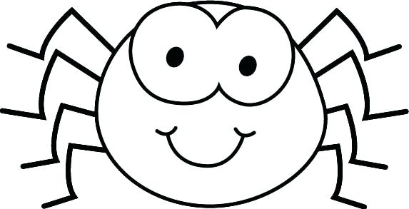 573x293 Yellow Garden Spider Coloring Page