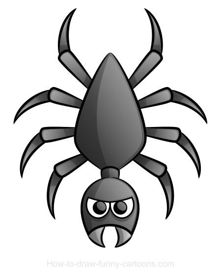450x569 Spider Drawing (Sketching + Vector)