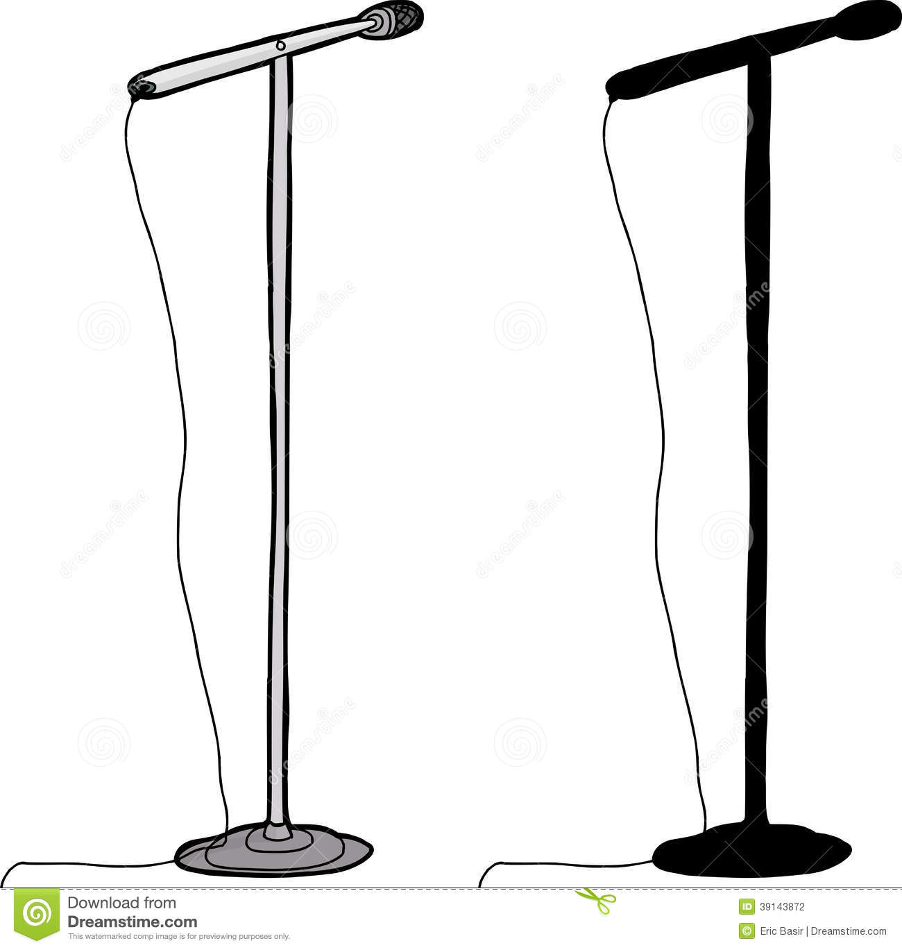 1300x1369 Microphone Stand Spotlight Clipart Panda