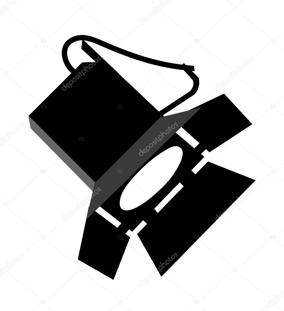 935x1024 Black Spotlight Stock Vector Zzve