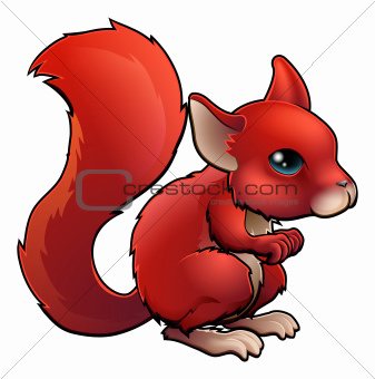 337x340 Image 4831792 Red Cartoon Squirrel From Crestock Stock Photos