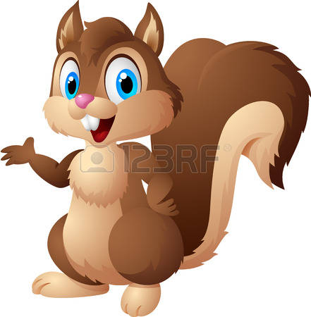 441x450 Squirrel Clipart Cartoon Character