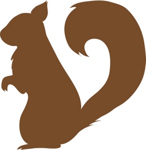293x300 Cute Squirrel With Acorn Cartoon Clipart Clipart