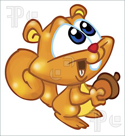 415x450 Baby Squirrel Clipart