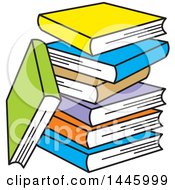 175x190 Royalty Free (Rf) Book Stack Clipart, Illustrations, Vector