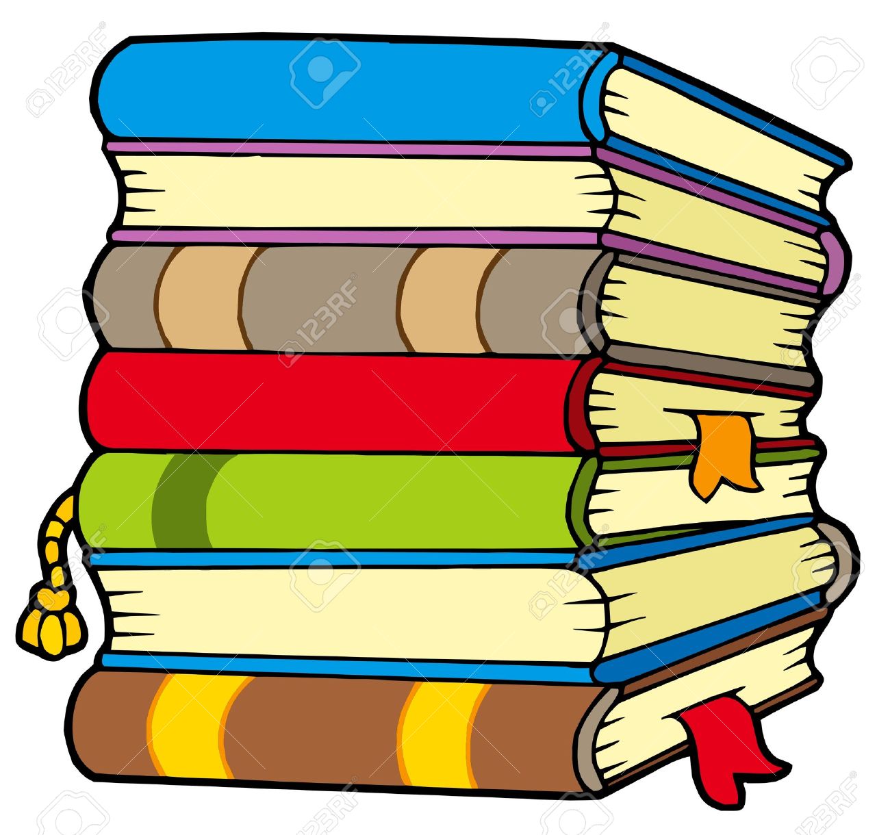 1300x1220 Stack Of Books Cartoon