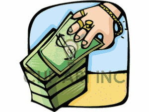 300x225 Stack Of Money Clipart