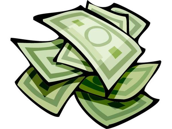 600x450 Stack Of Bills Clipart