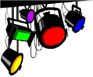 299x250 Lights Clipart Stage Crew
