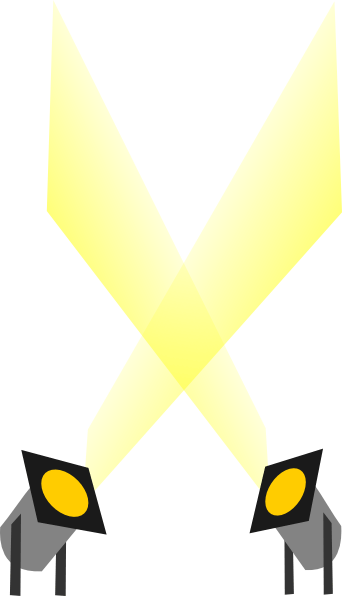 342x596 Hollywood Lights Cliparts