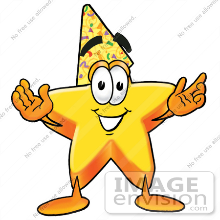 450x450 Cliprt Graphic Of Yellow Star Cartoon Character Wearing