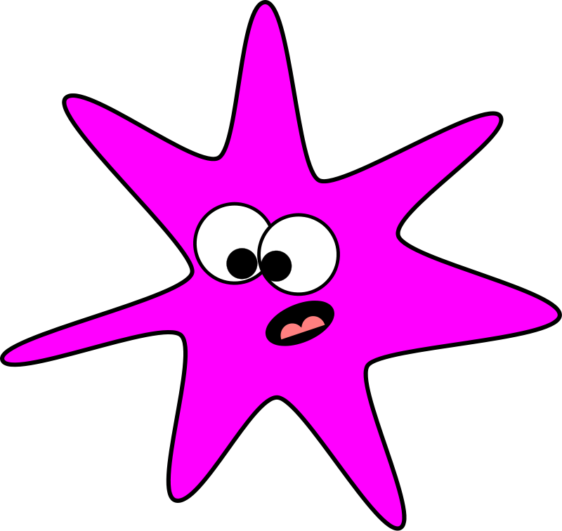 800x756 Free Cartoon Purple Star Clip Art