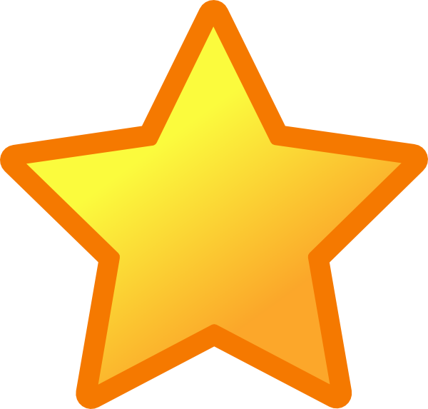 600x573 Yellow Star Clip Art