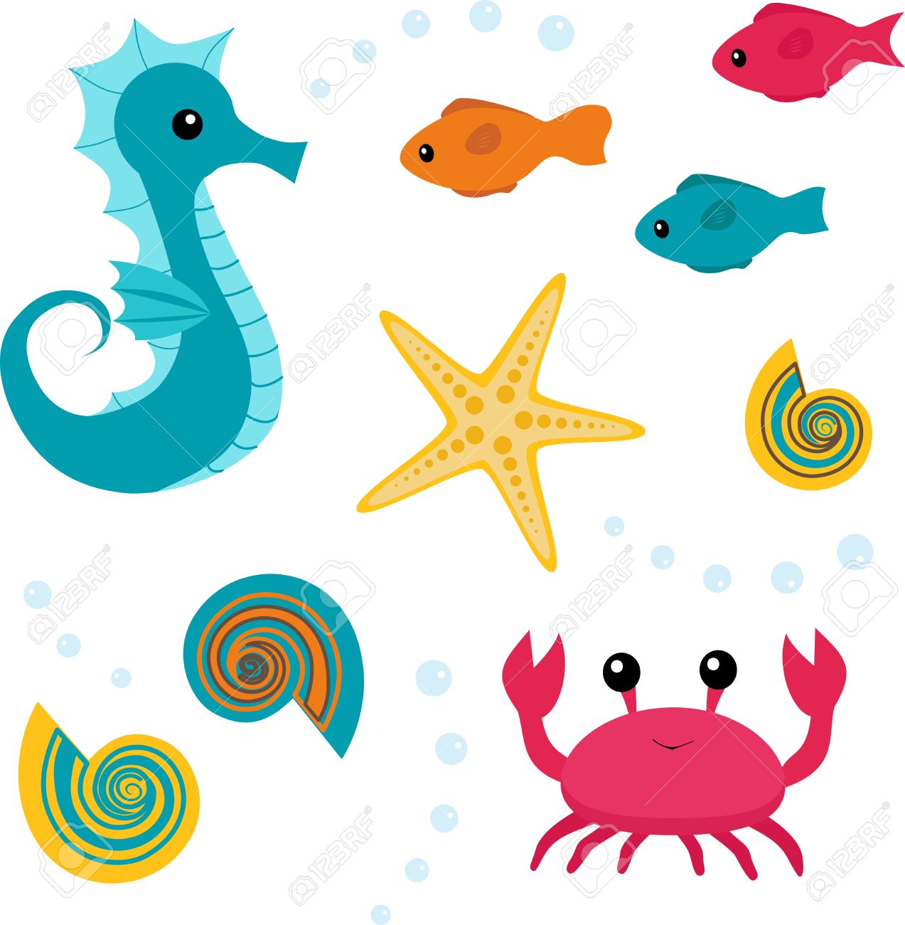 1273x1300 Starfish Clipart Under Sea