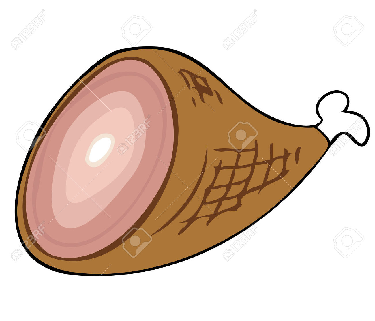 1300x1113 Steak Clipart Ham Slice