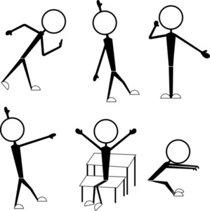 Cartoon Stick People 