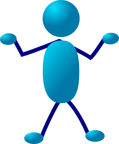 492x595 Stick Man Amazed Clip Art