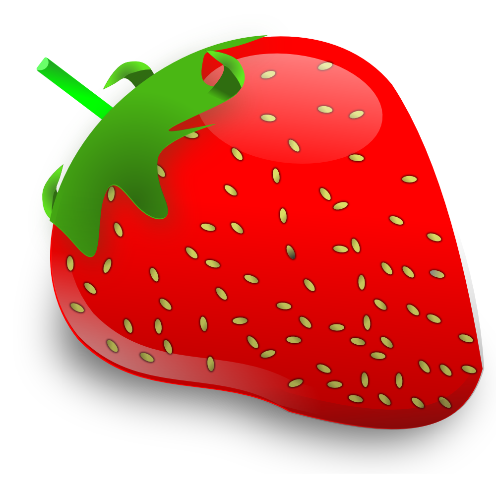 1000x1000 Cartoon Strawberry Clipart Kid 3