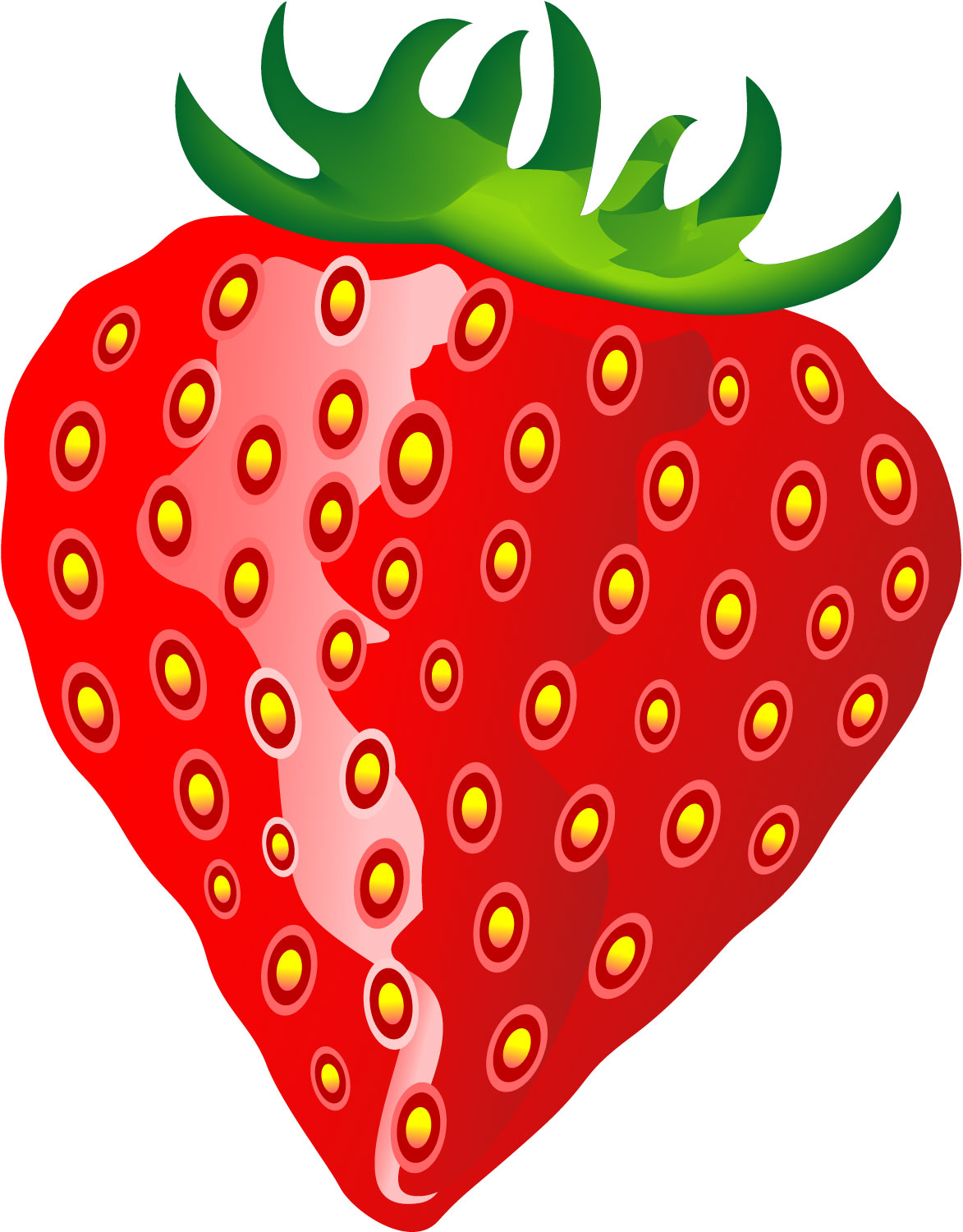 1173x1500 Clip Art Cartoon Strawberry Clipart