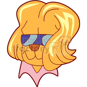 300x300 Royalty Free Cartoon Lion With Sunglasses 131053 Vector Clip Art