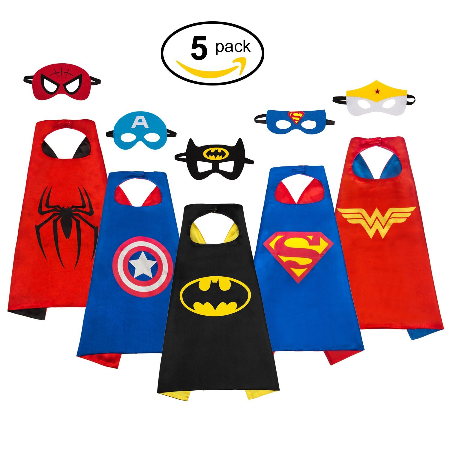1500x1500 Mijoyee Superheros Capes And Mask Costumes For Kids