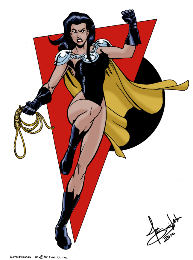 645x869 Superwoman Color By Joe Singleton