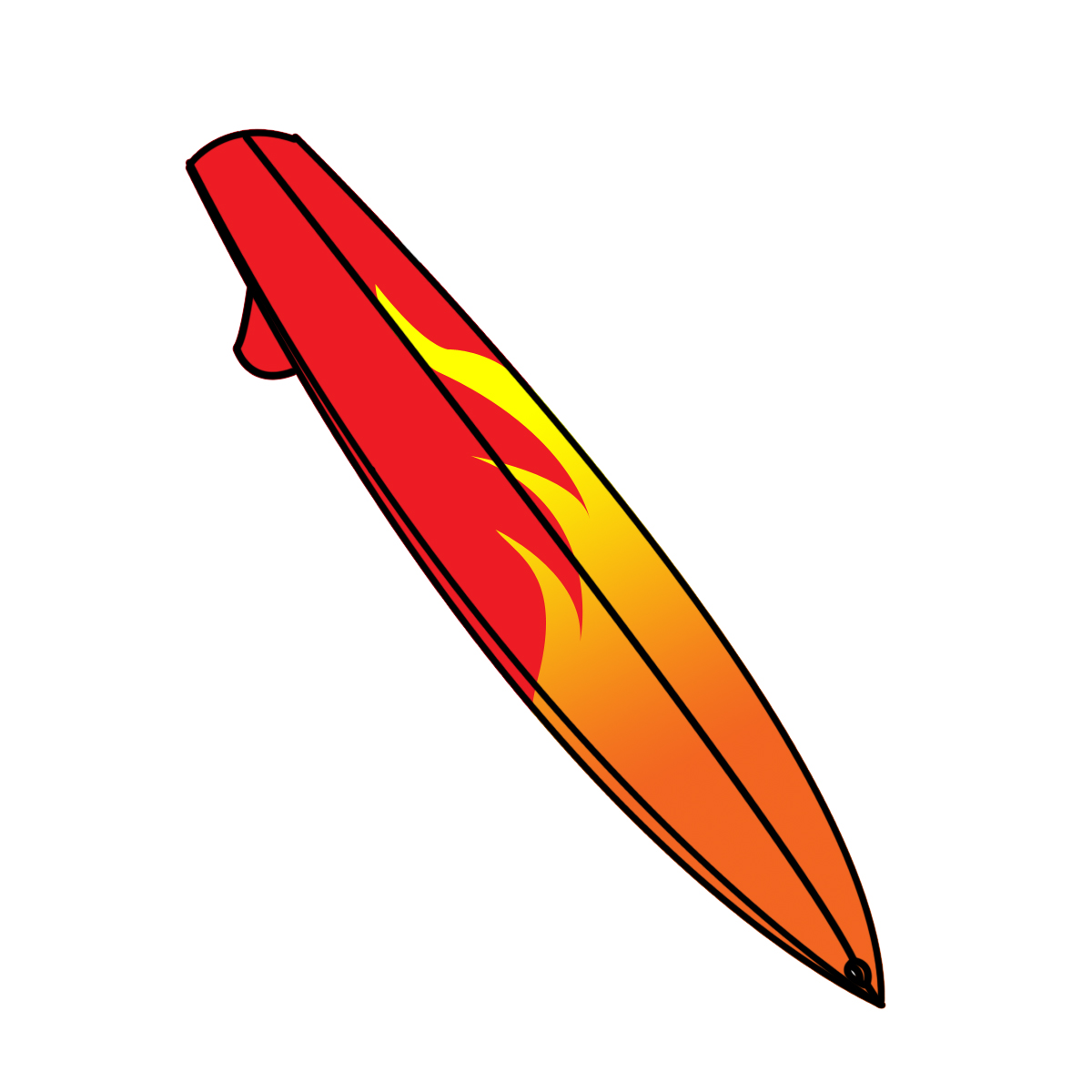 1200x1200 Drawn Surfboard Carton