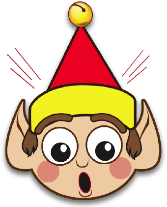 340x421 Cartoon Elf Face Clipart