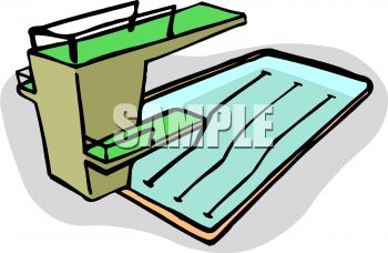 350x228 Royalty Free Clip Art Image Competition Size Pool With A High Dive