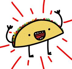 236x225 Fancy Taco Cartoon Mustaches Taco Cartoon, Cartoon